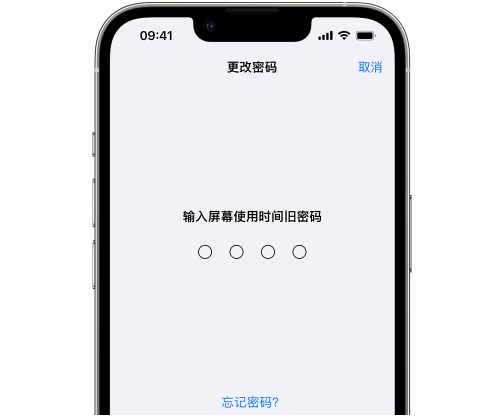 闽清iPhone屏幕维修分享iPhone屏幕使用时间密码忘记了怎么办 