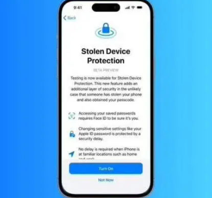 闽清苹果授权维修店分享被盗设备保护功能开启方法 