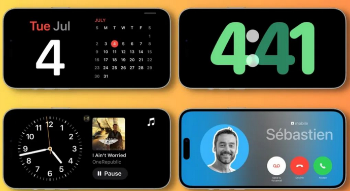 闽清苹果手机维修分享iOS17横屏充电待机显示有什么好处 